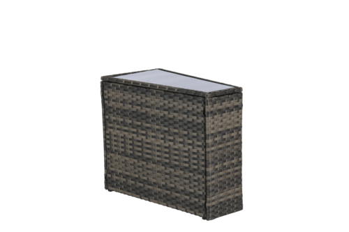 Outdoor Patio Furniture 7-Piece Half-Moon Sectional Round Patio